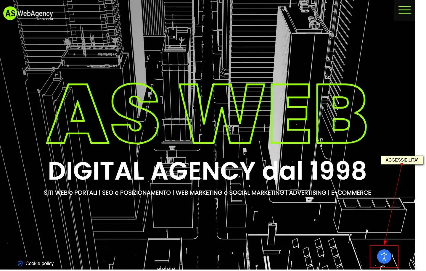 Accessibilita del sito web